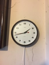 Smith Electric Bakelite Wall Clock Vintage