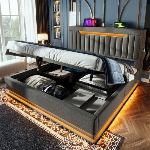 Double bed frame 4ft6 - double, ottoman