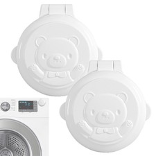 2 Pcs Child Safety Locks Washing Machine Button Covers ABS Material Kids Locks