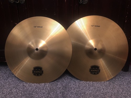Mapex hihat cymbals very - mapex, cymbals,