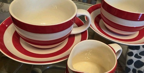 Green cornishware red - tg,