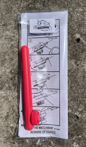 Original matchman hook tyer - tyer,