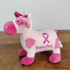 Asda Tickled Pink Breast Cancer Campaign Cow Plush Soft Toy Cuddle Crew