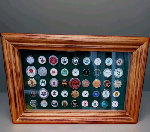 Vintage golf pins various - pins., 45