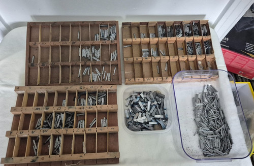 Letterpress metal printing - metal,