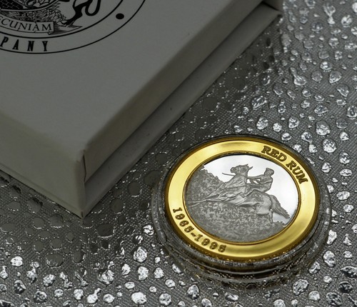 Red rum silver 24ct gold - 24ct,