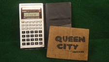 Vintage Casio FX-910 Scientific Calculator Solar w/case 1980s