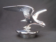 VINTAGE 1930s ALVIS SPEED EAGLE RAD CAP CAR MASCOT~20/25REPRO HOOD ORNAMENT RARE