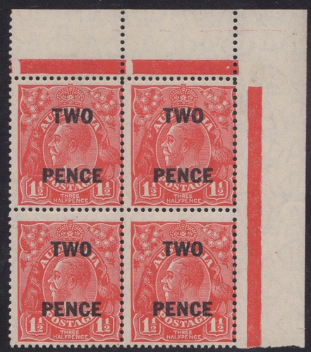 Australia kgv d - on, red