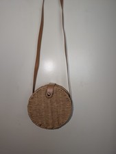 Wicker Straw Tote Bag Summer