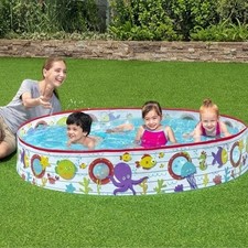 Kids Garden Pool with Fun Fish