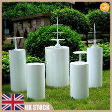 3/5X White Metal Plinth