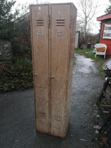 Vintage steel lockers - steel,