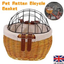 Wicker Bike Front Basket for