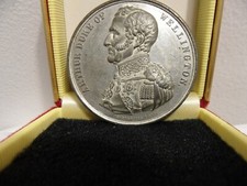 1852 DEATH OF WELLINGTON   LARGE 51mm ALLEN & MOORE MEDAL