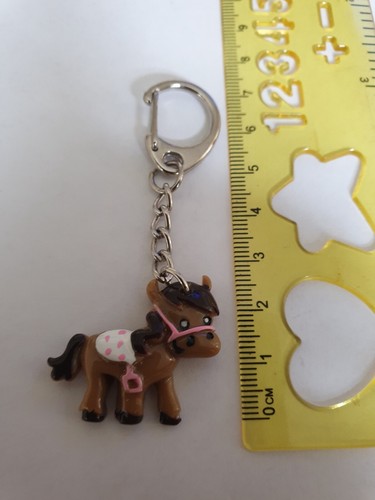 Cartoon horse keyring - cartoon,
