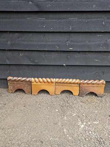 Salt glazed rope tiles edging - salt,