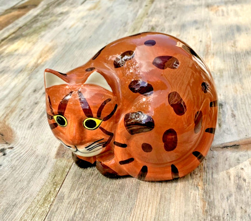 Quail pottery hand painted - quail,