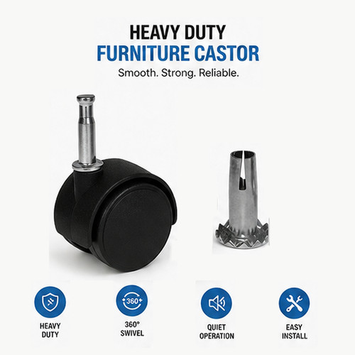 Heavy duty furniture castor - heavy,