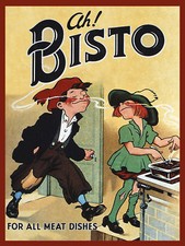 Ah Bisto, Retro metal Sign