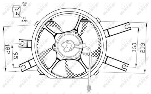 Premier engine cooling fan - engine,