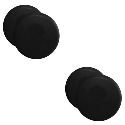 Black pvc trailer spare tire - black,