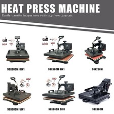 8 in 1 / 5 in 1 Digital Heat Press Machine T-shirt Transfer Sublimation Printer