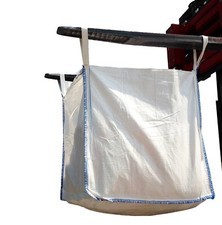 FIBC Bulk Builders bag Tonne 1000kg SWL White 85 x 85 x 85cm Garden Jumbo Waste