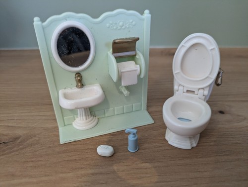 Sylvanian families bathroom - sylvanian,