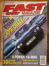 Fast Car October 1992. Ford