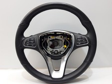 2018 MERCEDES GLC STEERING WHEEL A0004608711 LEATHER PADDLE SHIFT GENUINE *FAST 