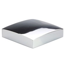 Chrome Flat Newel Post Cap for