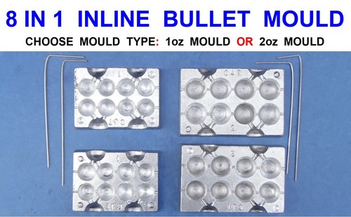Bullet in line mould - in,