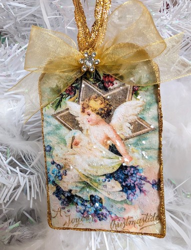 Shabby chic victorian angel - shabby,