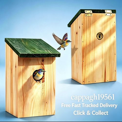 Wooden bird nesting box - bird, small