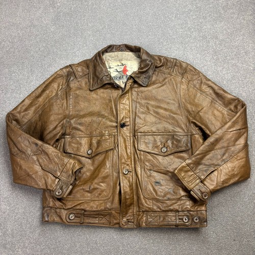 Leather flying jacket adult - flying,
