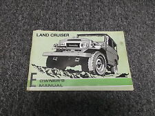 1974 Toyota Land Cruiser Original Owners Manual Book FJ40 FJ45 FJ55 BJ40 HJ45 xz
