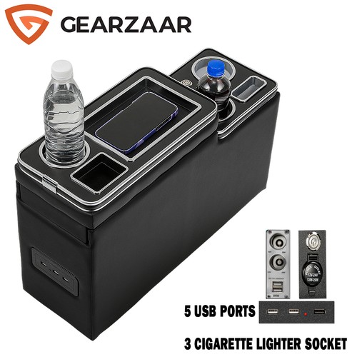 12v centre console - 12v, storage