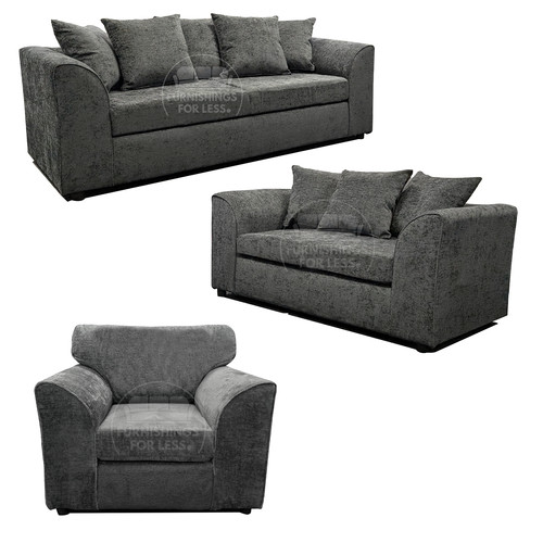Monaco grey corner sofa - grey,