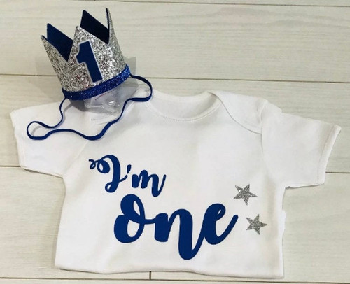 Baby boys cake smash outfit - smash,
