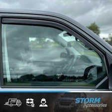 VW TRANSPORTER T5/T6 2003-2024 TINTED INTERNAL WIND DEFLECTORS- WIND VISORS-2PC