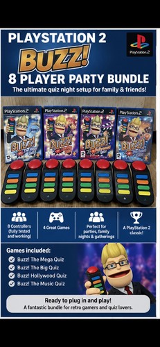 Playstation buzz games and - buzz, 8