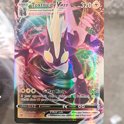 Pokémon tcg toxtricity vmax - pokémon,