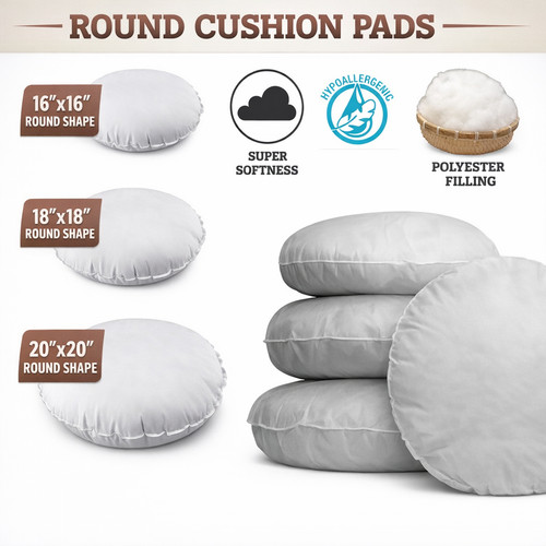 Round cushion seat pad - round, inner