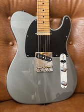 Suhr Andy Wood Signature Modern T AW Silver (SS) Used Maple FB w/Hard Case