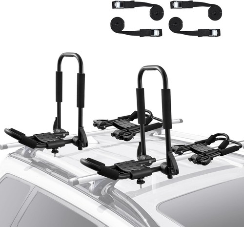 Kayak roof rack pairs bar - pairs, j-bar
