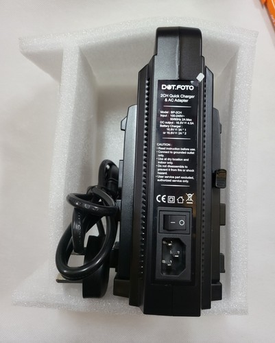 Dual channel mount lock - v-mount/v,