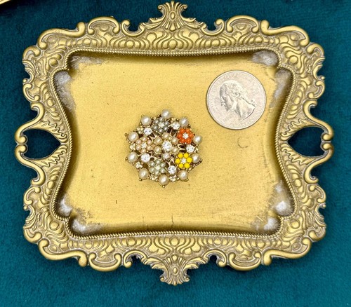 Vintage 1950s floral cluster - 1950s,