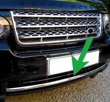 Chrome Front Bumper Strip for