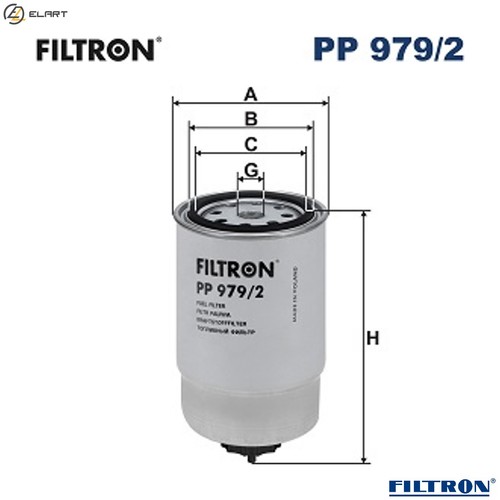 Fuel filter 979 for - filter,
